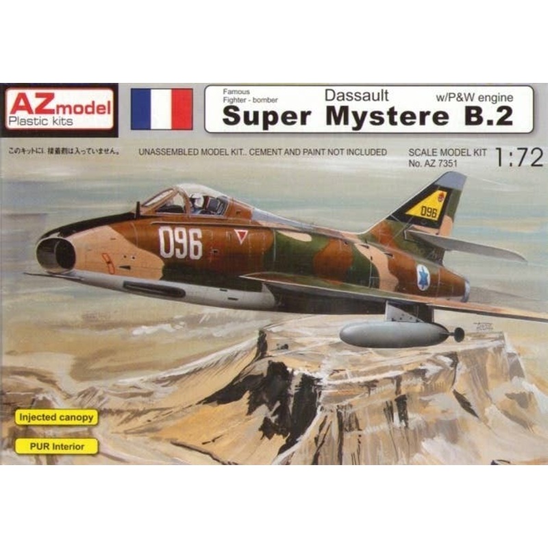 1/72 Dassault Super Mystere B2 with P&W engine