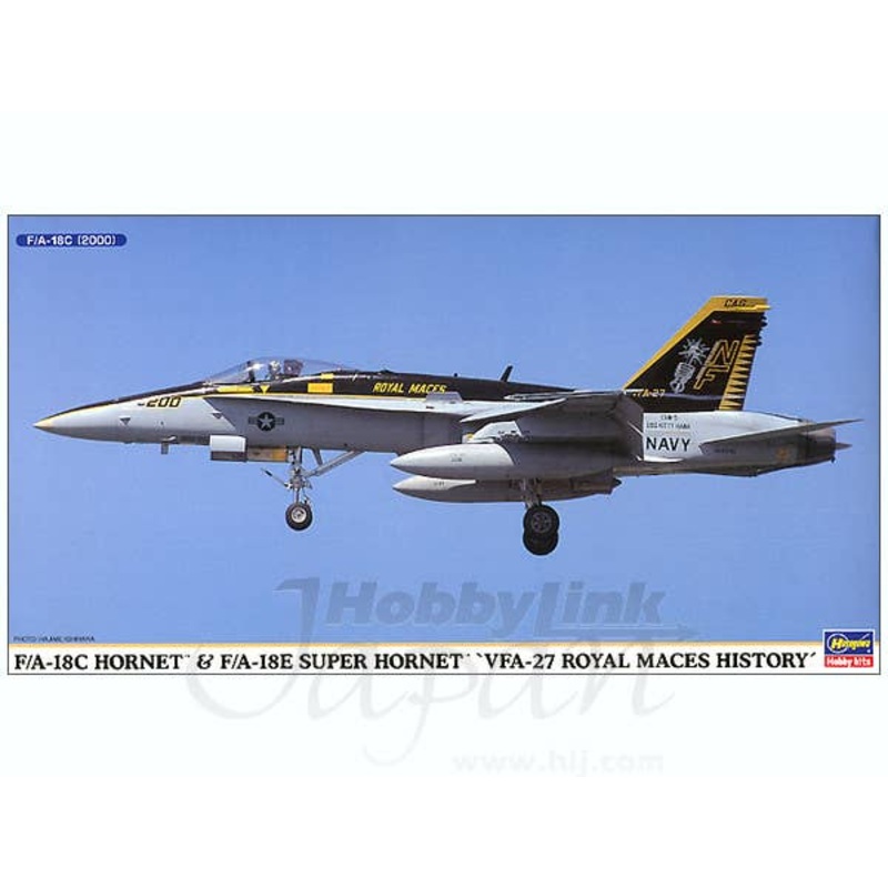 1/72 F/A-18C Hornet & F/A-18E Super Hornet "VFA-27 Royal Maces History" (2kits)