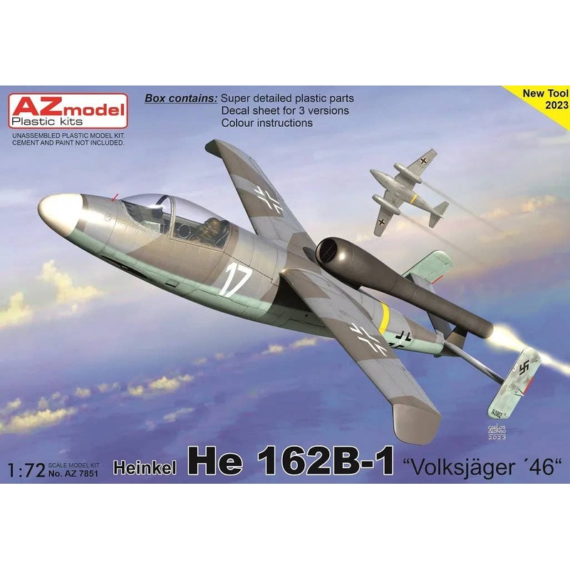 1/72 Heinkel He 162B-1 Volksjager 46