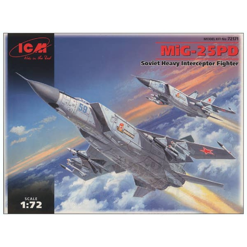 1/72 MiG-25PD Soviet Heavy Interceptor Fighter