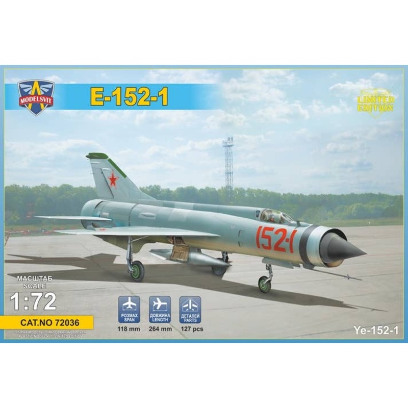 1/72 Ye-152-1 Experimetal Supersonic Interceptor