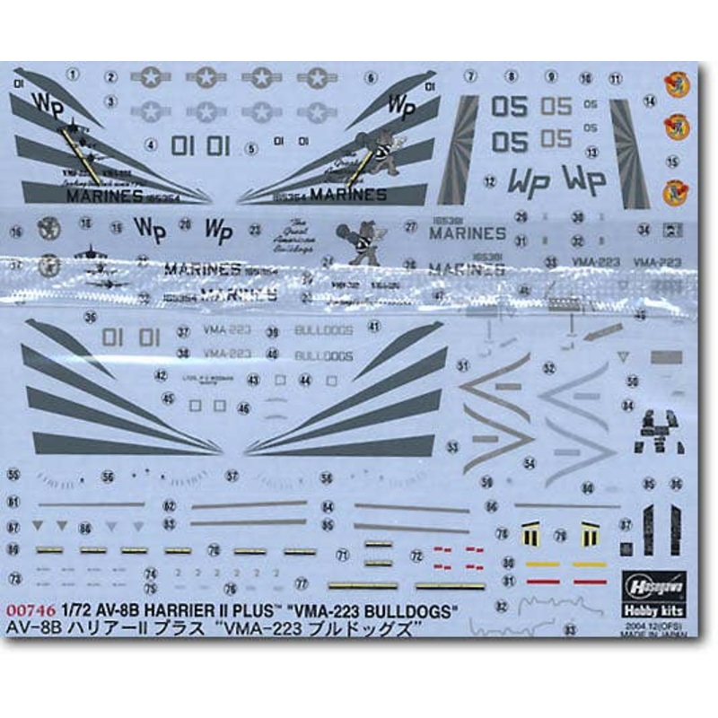 1/72 AV-8B Harrier II Plus VMA-223 Bulldogs