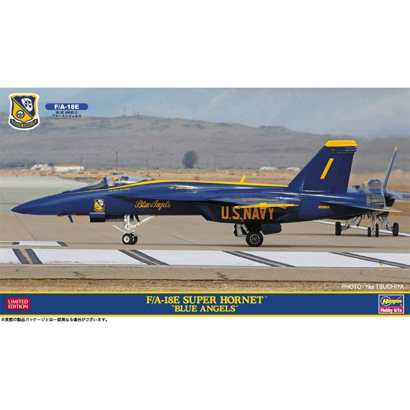 1/72 F/A-18E Super Hornet Blue Angels with Embroidered Patch