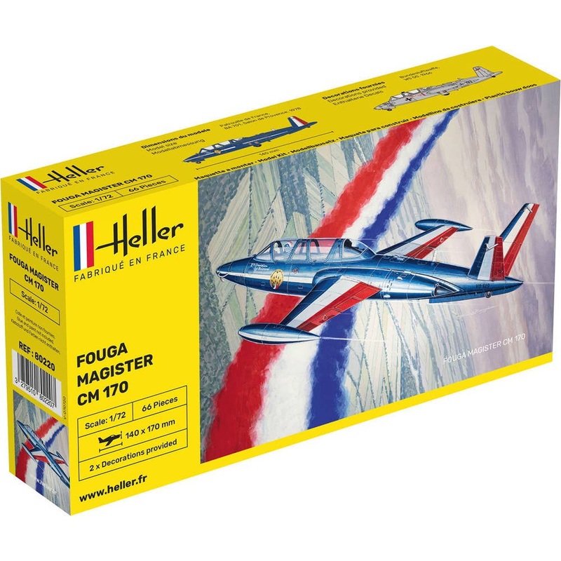 1/72 French Air Force Fouga Magister CM 170 Patrouille de France