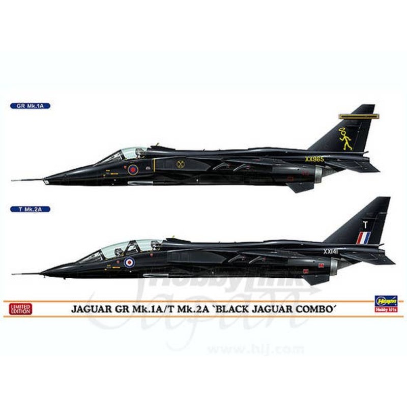 1/72 Jaguar GR Mk.1A/T Mk.2A Black Jaguar Combo Ltd.(2 kits)