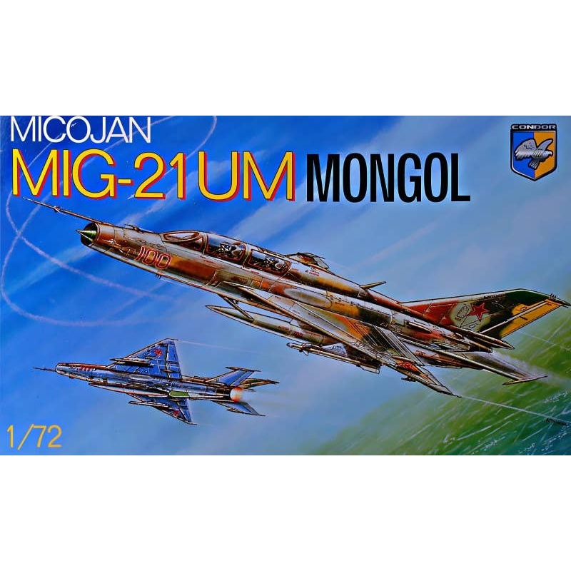 1/72 MiG-21 UM MONGOL Soviet Trainer-Fighter (3 Types Of Decals Included)