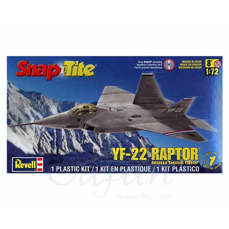 1/72 YF-22 Raptor Snap-Tite Kit