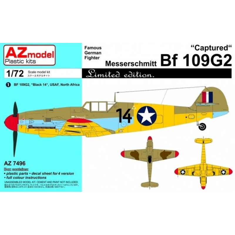 1/72 Bf 109G-2 Captured