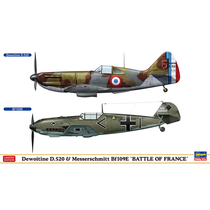 1/72 Dewoitine D.520 & Messerschmitt Bf109E Battle of France