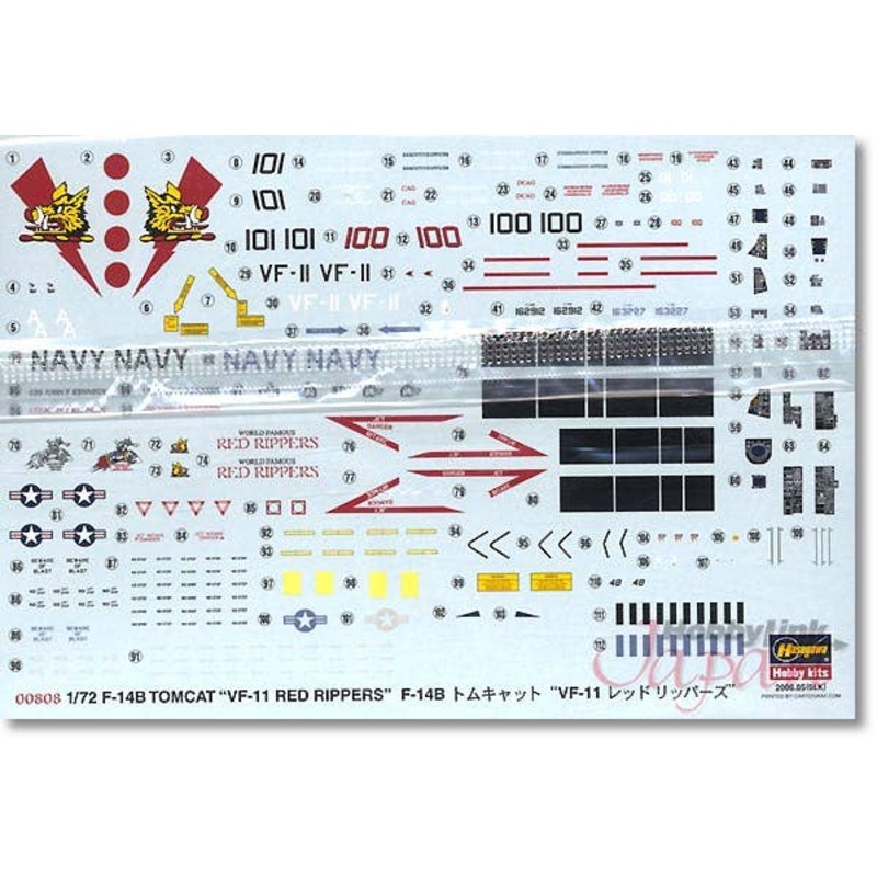 1/72 F-14B Tomcat VF-11 Red Rippers