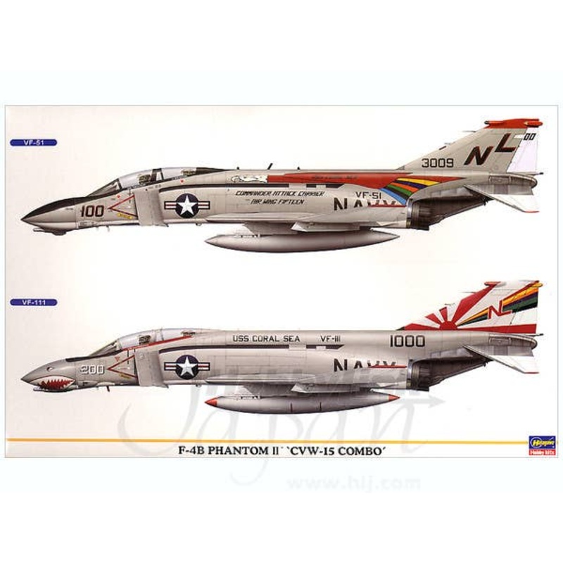 1/72 F-4B Phantom II "CVW-15 Combo" (2pcs Set)