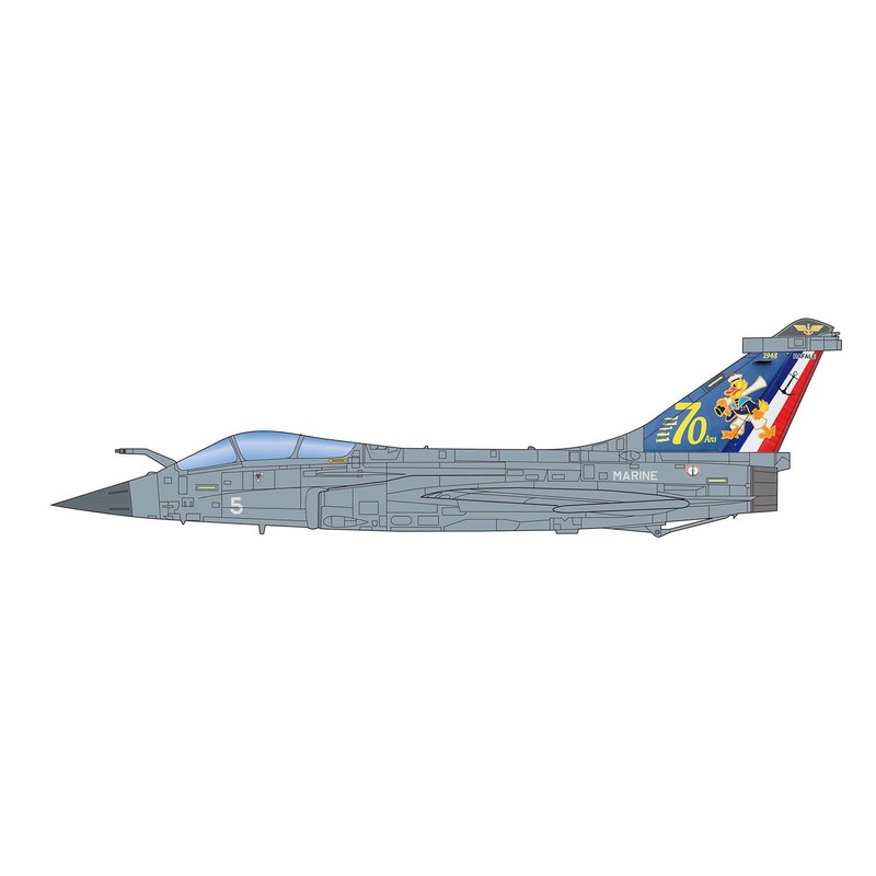 1/72 French Navy carrier-based fighter Rafale M 12F Navy Air Corps 70th Anniversary Painting Machine