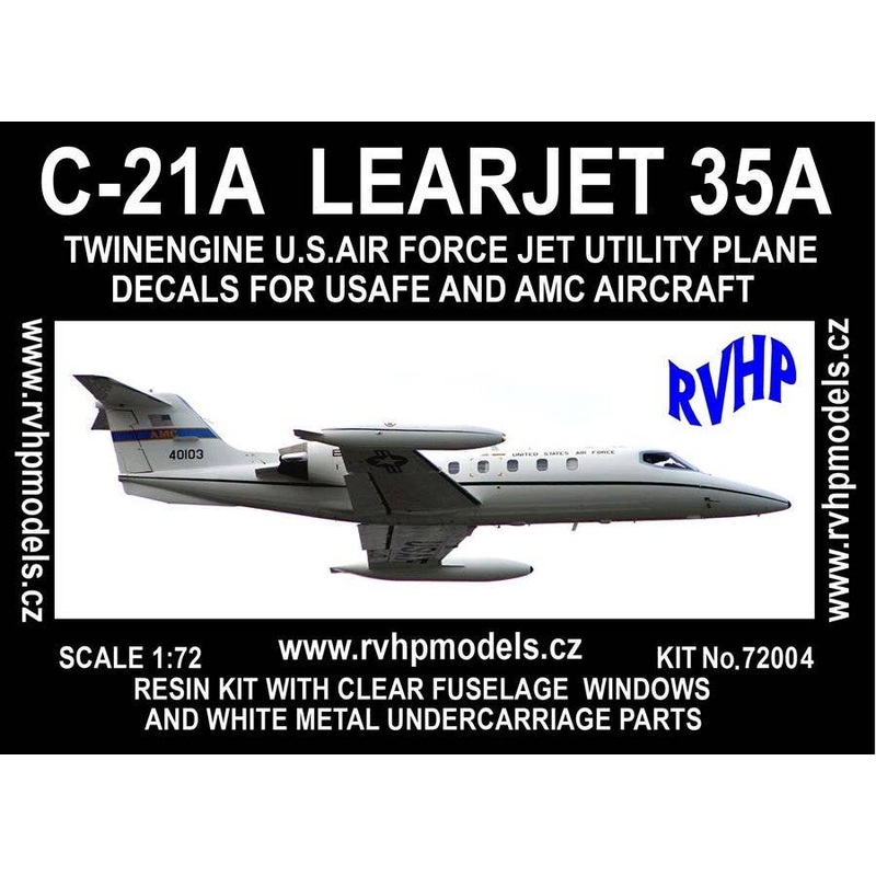1/72 Gates C-21A Learjet 35A (USAFE, AMC)