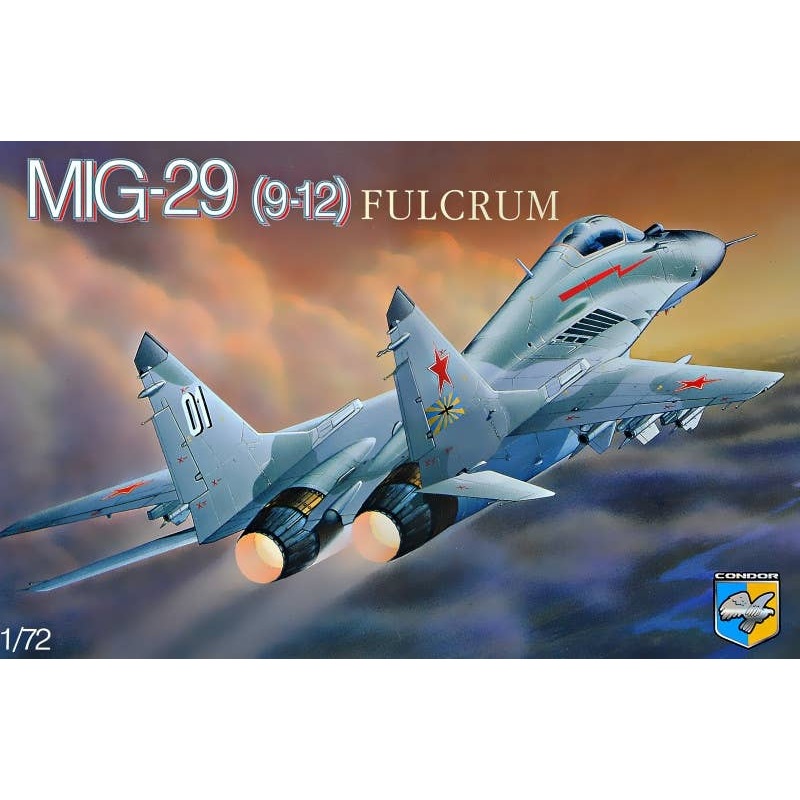 1/72 MiG-29 (9-12) Soviet Prototype Fighter (3 Types Of Decals Included)