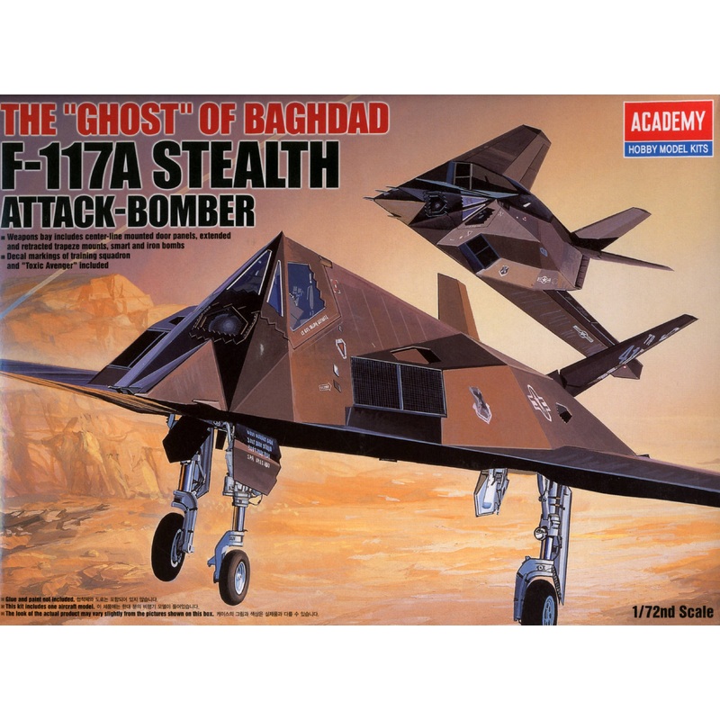 1/72 The "Ghost" of Baghdad F-117A Stealth Attack-Bomber