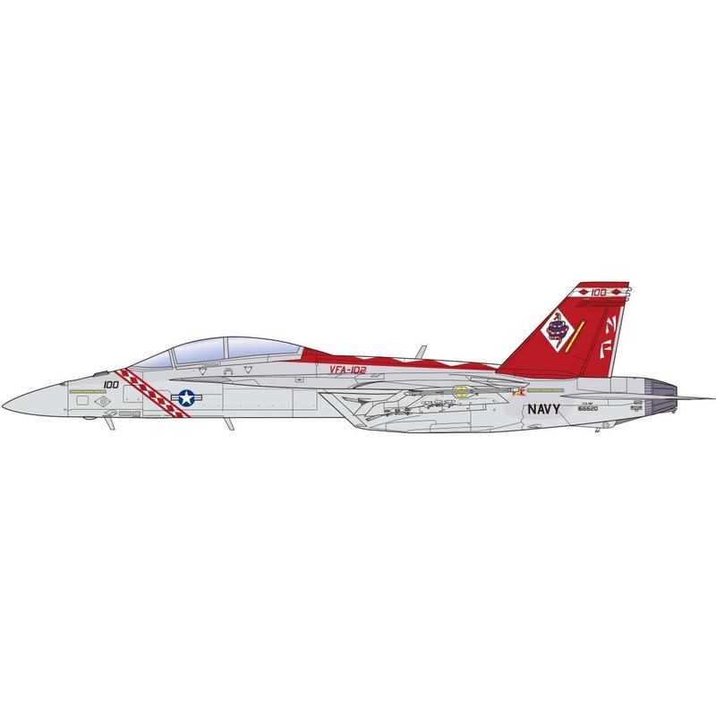 1/72 US Navy F / A-18F Super Hornet VFA-102 Diamondbacks