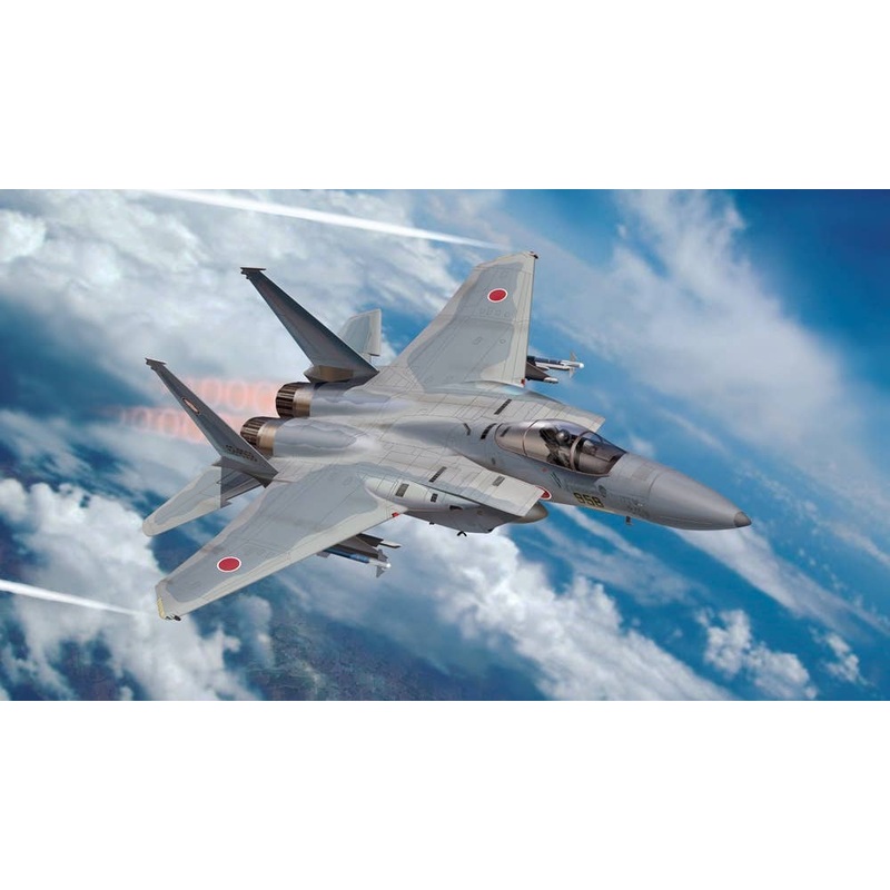 1/72 Air Self-Defense Force Main Fighter F-15J Eagle with Camouflage Paper Pattern