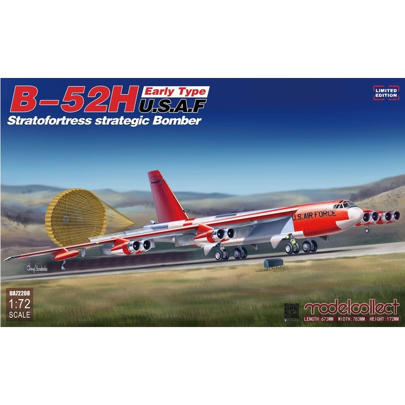 1/72 B-52H U.S.A.F Early Type Stratofortress Strategic Bomber Limited Edition