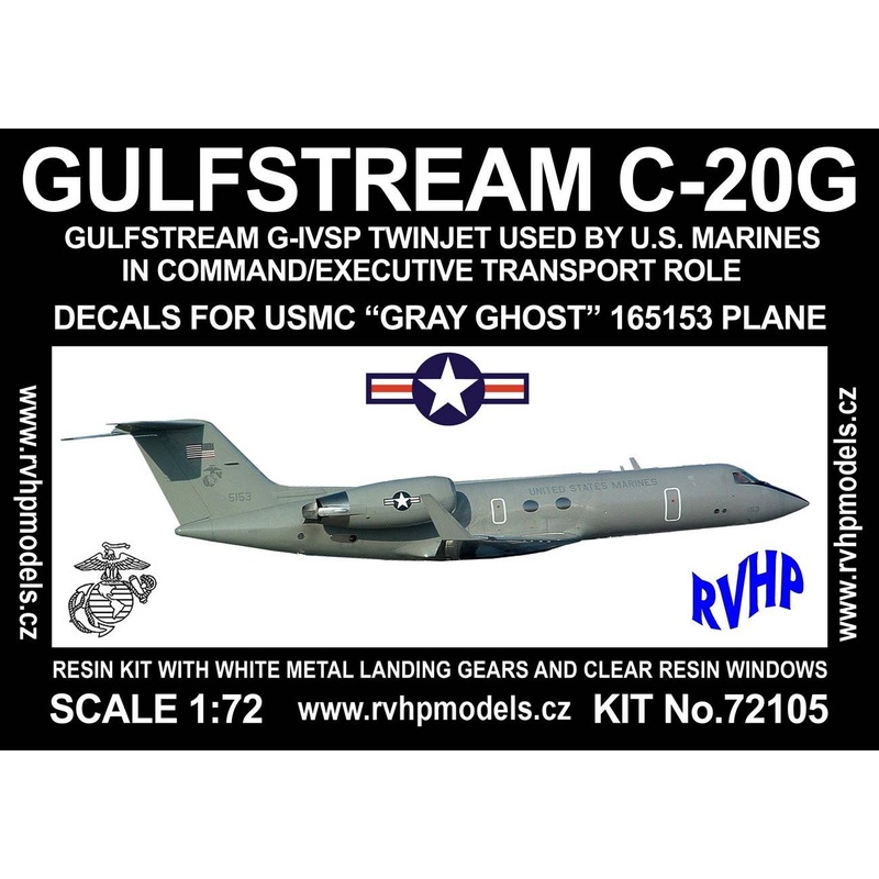 1/72 Gulfstream C-20G ("Gray Ghost" USMC)