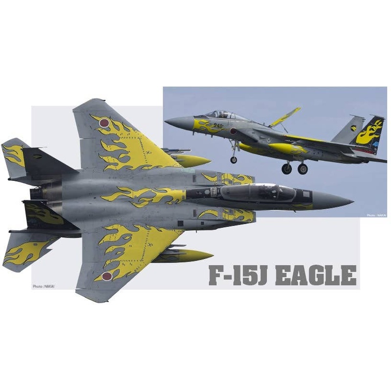 1/72 JASDF F-15J Eagle 306SQ 40th Anniversary Special Painting No. 940 Yellow Flame