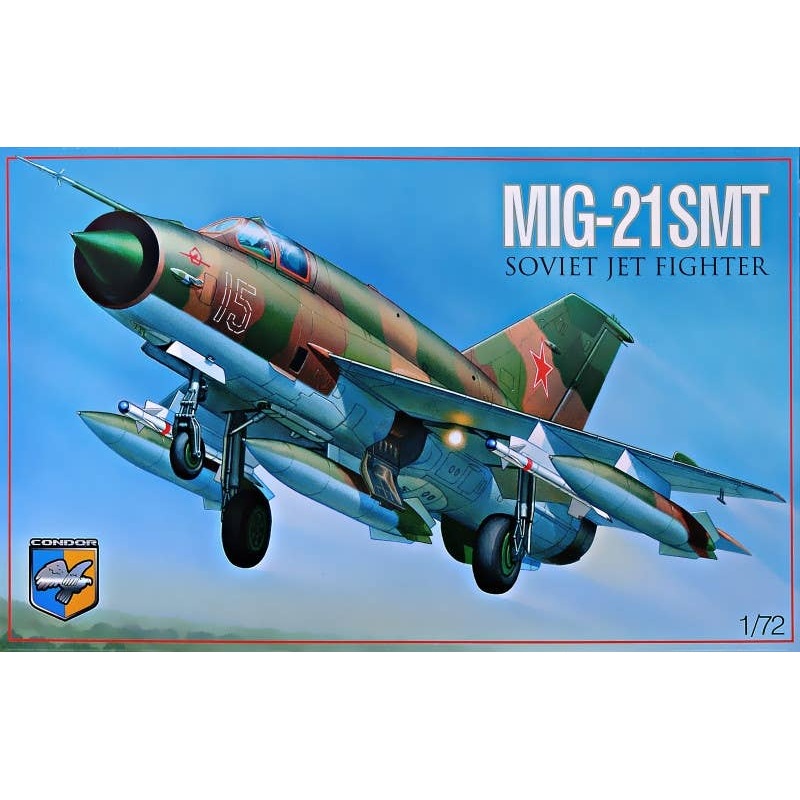 1/72 MiG-21 SMT Soviet Multipurpose Fighter (1 Type Decal Included)