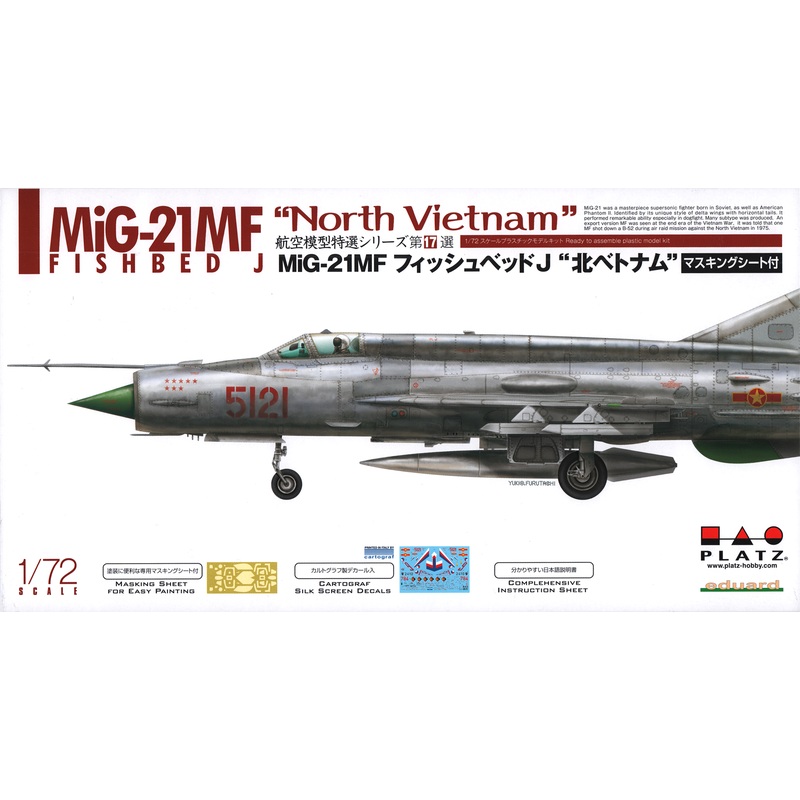 1/72 MiG-21MF Fishbed J with Masking Sheet