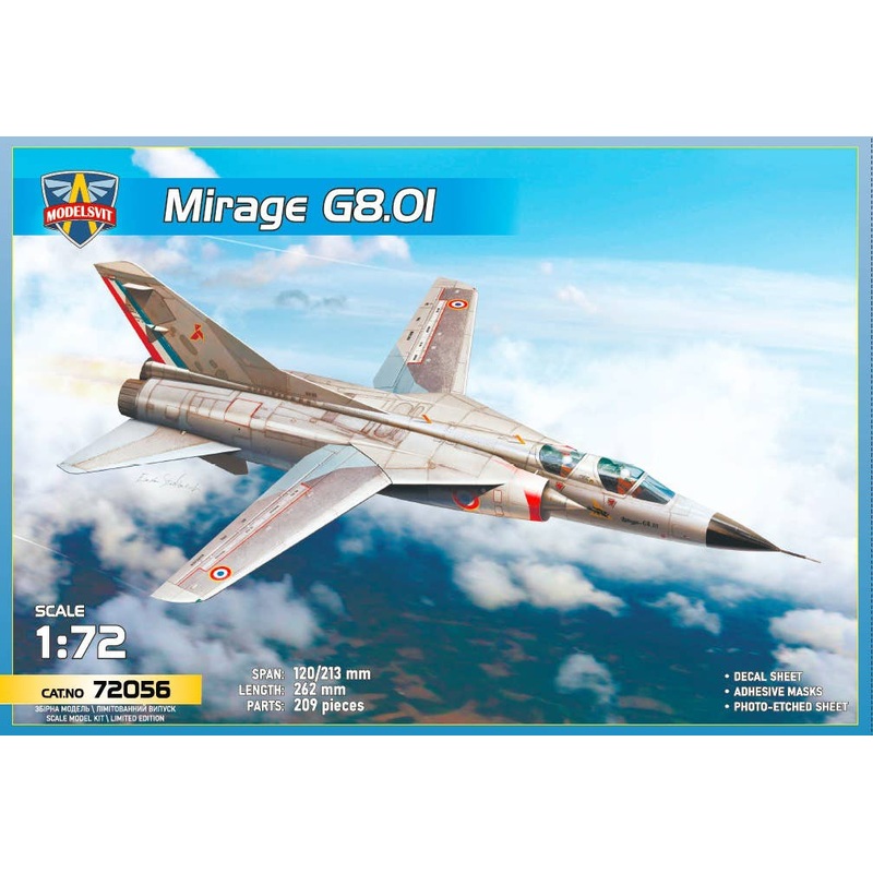 1/72 Mirage G8.01 Exp. Fighter