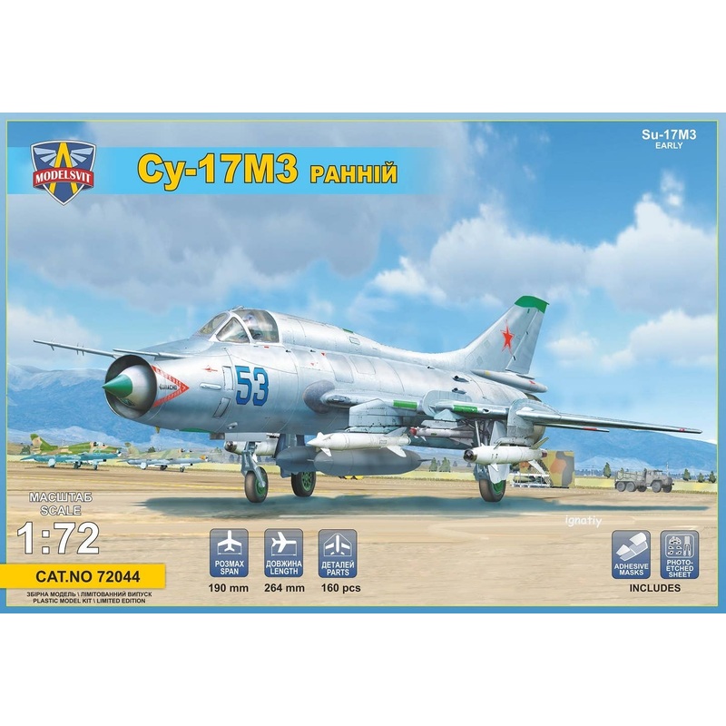 1/72 Sukhoi Su-17M3 Early (with Missiles Armament)
