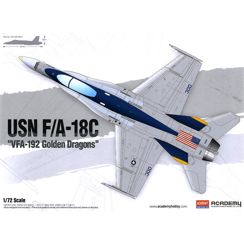 1/72 USN F/A-18CVFA-192 Golden Dragons