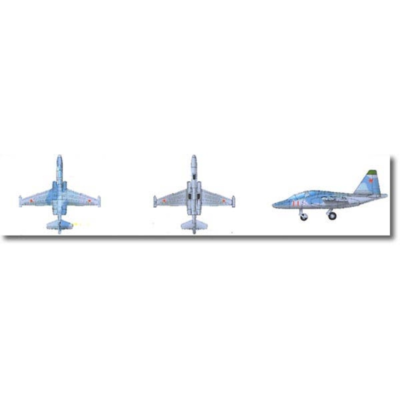 1/700 Su-25 UTG Frogfoot (6pcs)