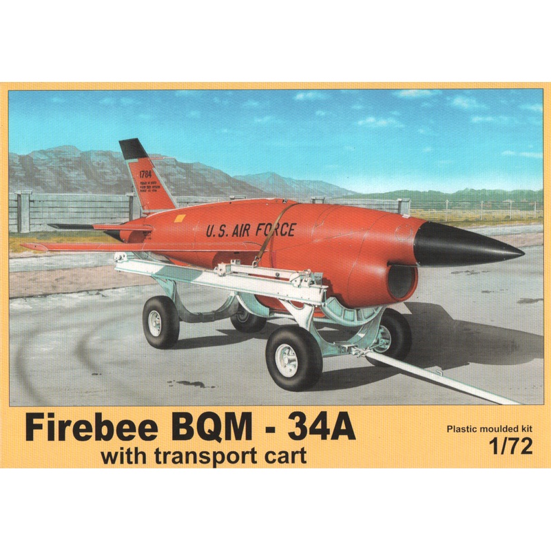1/72 BQM-34 Firebee Target Drone w/Cart
