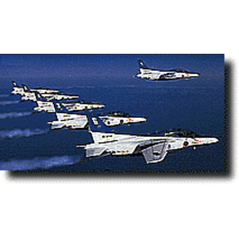 1/72 Kawasaki T-4 Blue Impulse (6-in-1 set)
