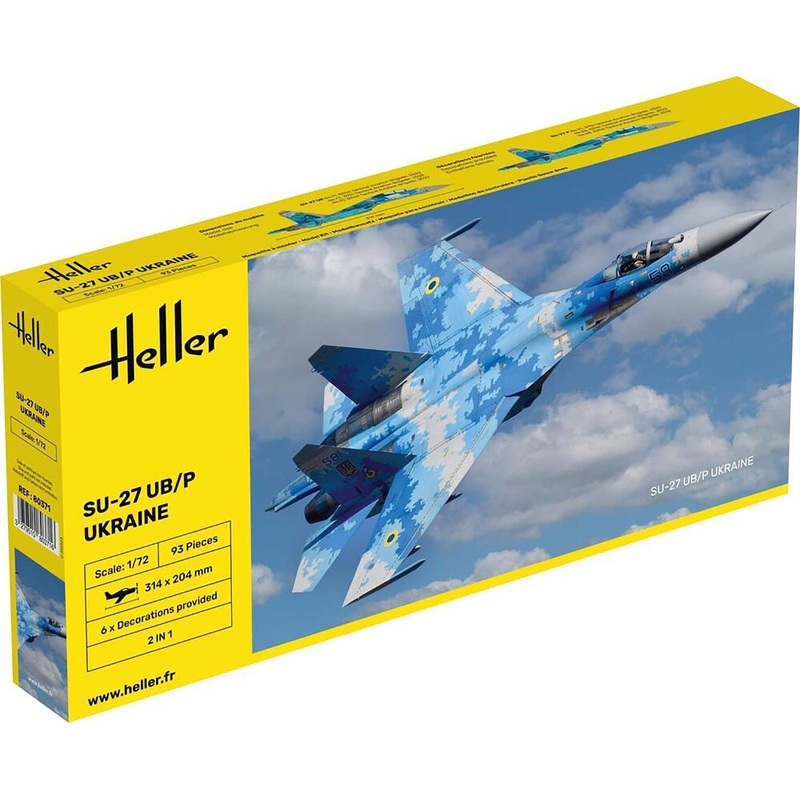 1/72 Ukrainian Air Force SU-27 UB/P Flanker