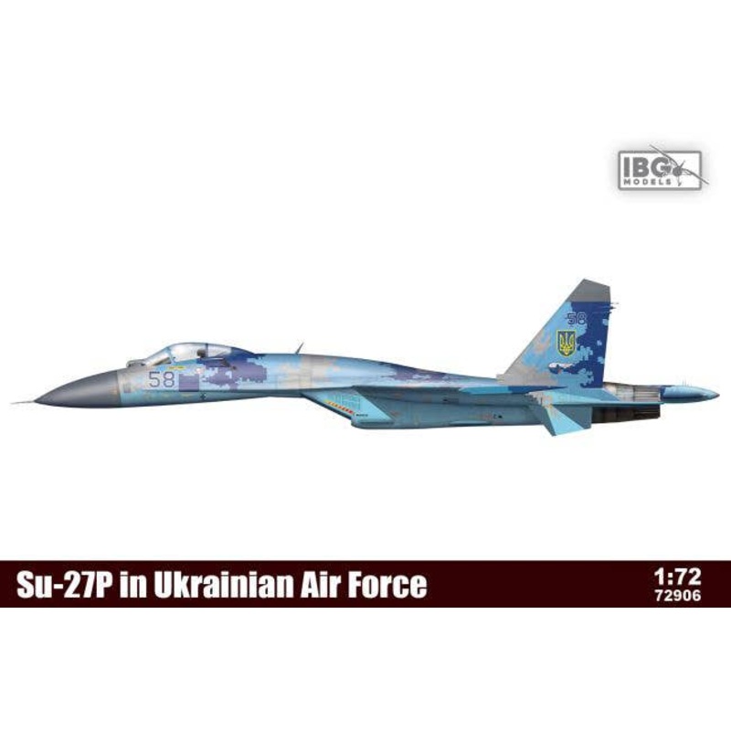 1/72 Ukrainian Air Force Sukhoi Su-27P Flanker Fighter