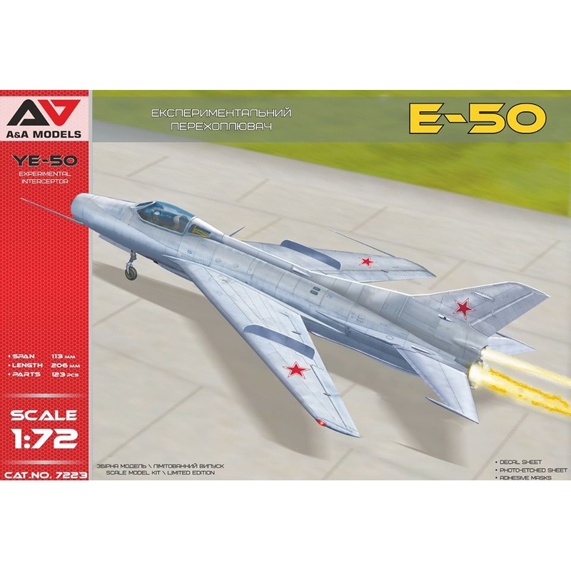 1/72 Ye-50 Experimental Interceptor with Rocket Engine