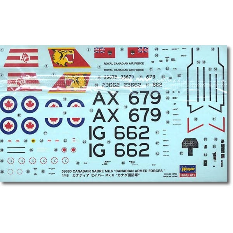 1/48 Canadair Sabre Mk. 6 Canadian Air Force
