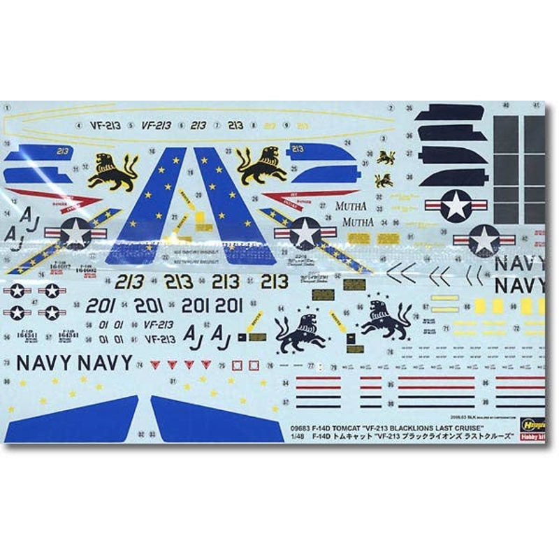 1/48 F-14D Tomcat VF-213 Black Lions Last Cruise