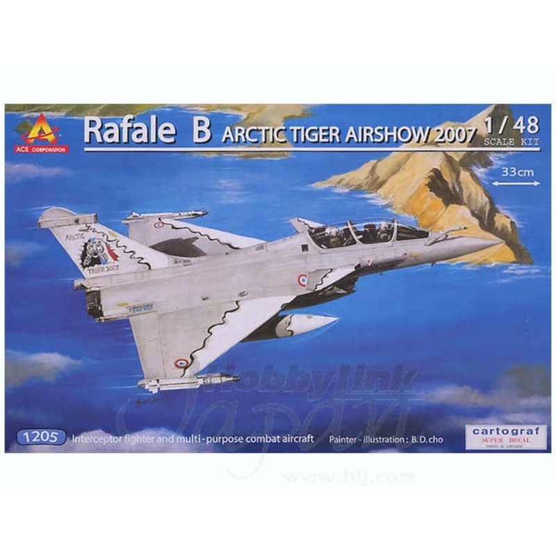 1/48 Rafale B Arctic Tiger Airshow 2007
