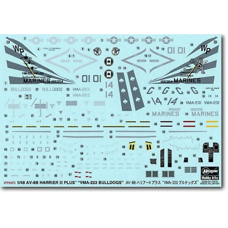 1/48 AV-8B Harrier 2 Plus VMA-223 Bulldogs