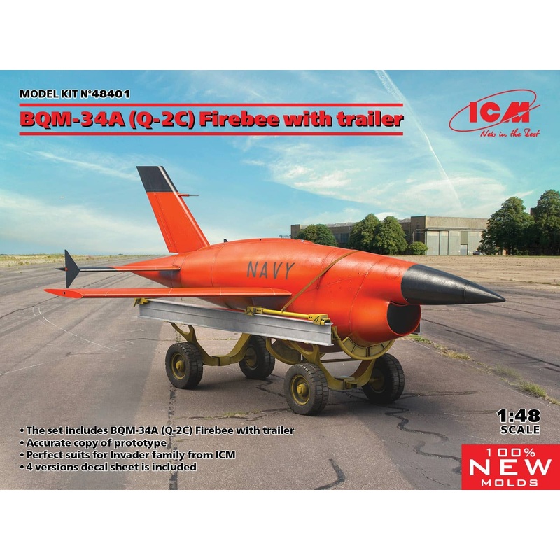1/48 BOM-34A (Q-2C) Firebee w / Trailer