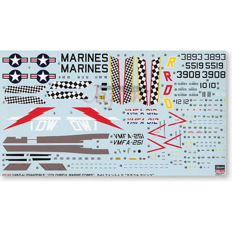 1/48 F-4J Phantom II Colorful Marine Corps