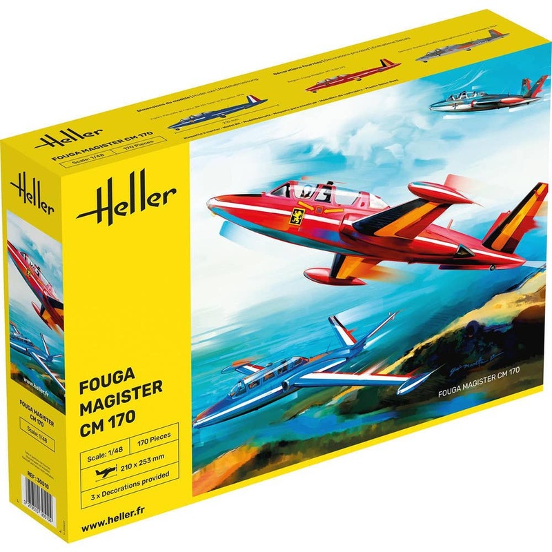1/48 Fouga Magistere CM 170 Patrouille de France/German Air Force/Belgian Air Force