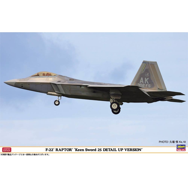 1/48 F-22 Raptor Keen Sword 25 Detail Up Version