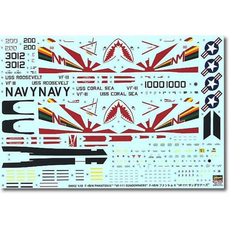 1/48 F-4B/N Phantom II VF-111 Sundowners