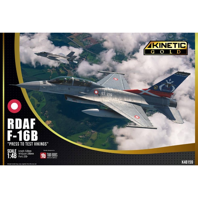 1/48 RDAF F-16B Press to Test Vikings