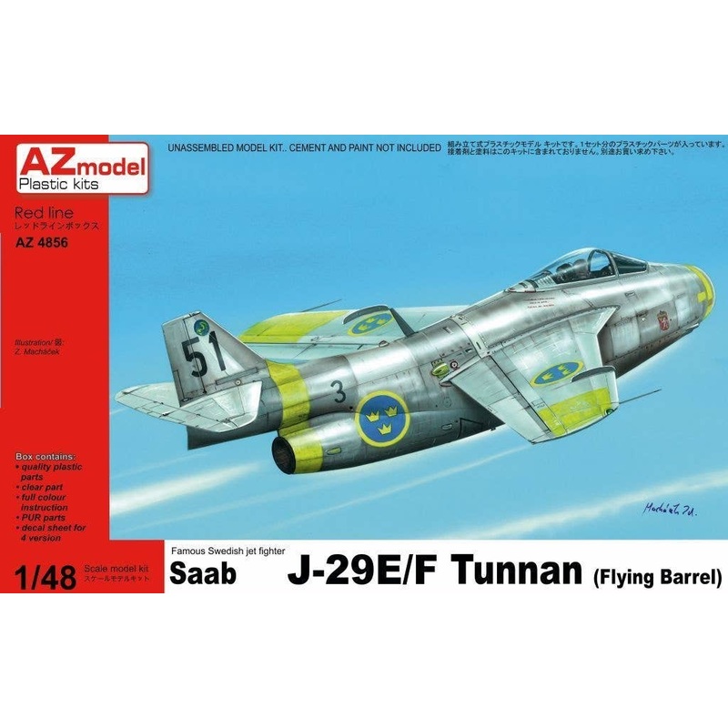 1/48 SAAB J-29F Tunnan Reedition