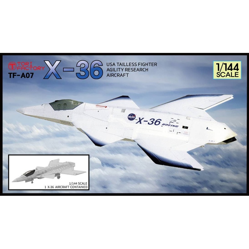 1/144 Current American NASA X-36 Unmanned Mobile Research Vehicle