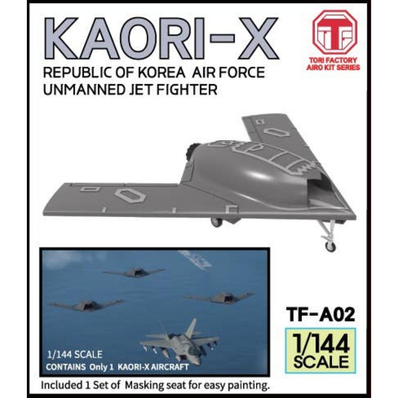1/144 Current ROK Air Force KAORI-X Stealth Unmanned Fighter