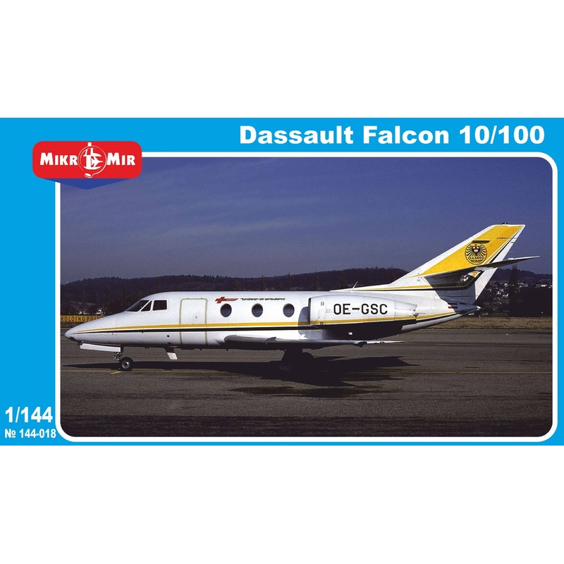 1/144 Dassault Falcon 10/100 (2 kits in box)
