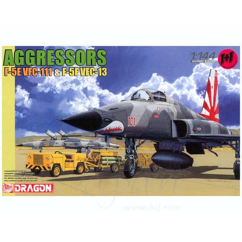 1/144 F-5E & F-5F Tiger II (2pcs)
